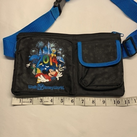Disney World Waist Fanny Pack Belt Bag Adjustable 11” x 6.5” Unisex - Picture 8 of 12